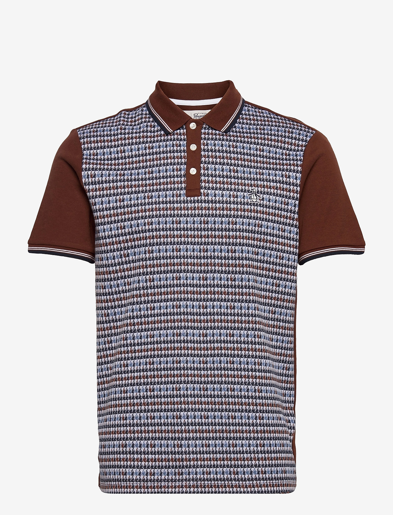 Original Penguin - KNT POLO SWTR FRONT - potting soil - 0