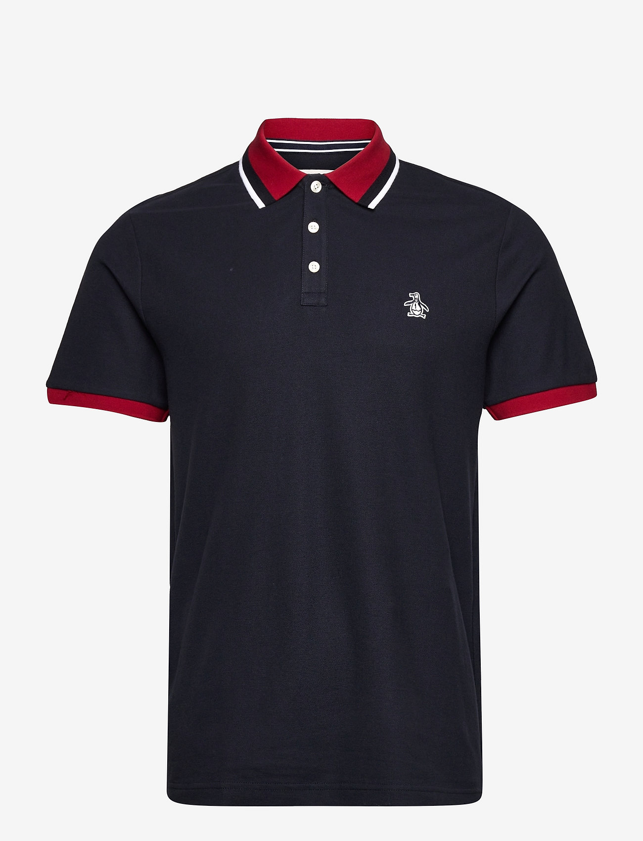 Original Penguin - KNT POLO PIQUE TIPPE - dark sapphire - 0
