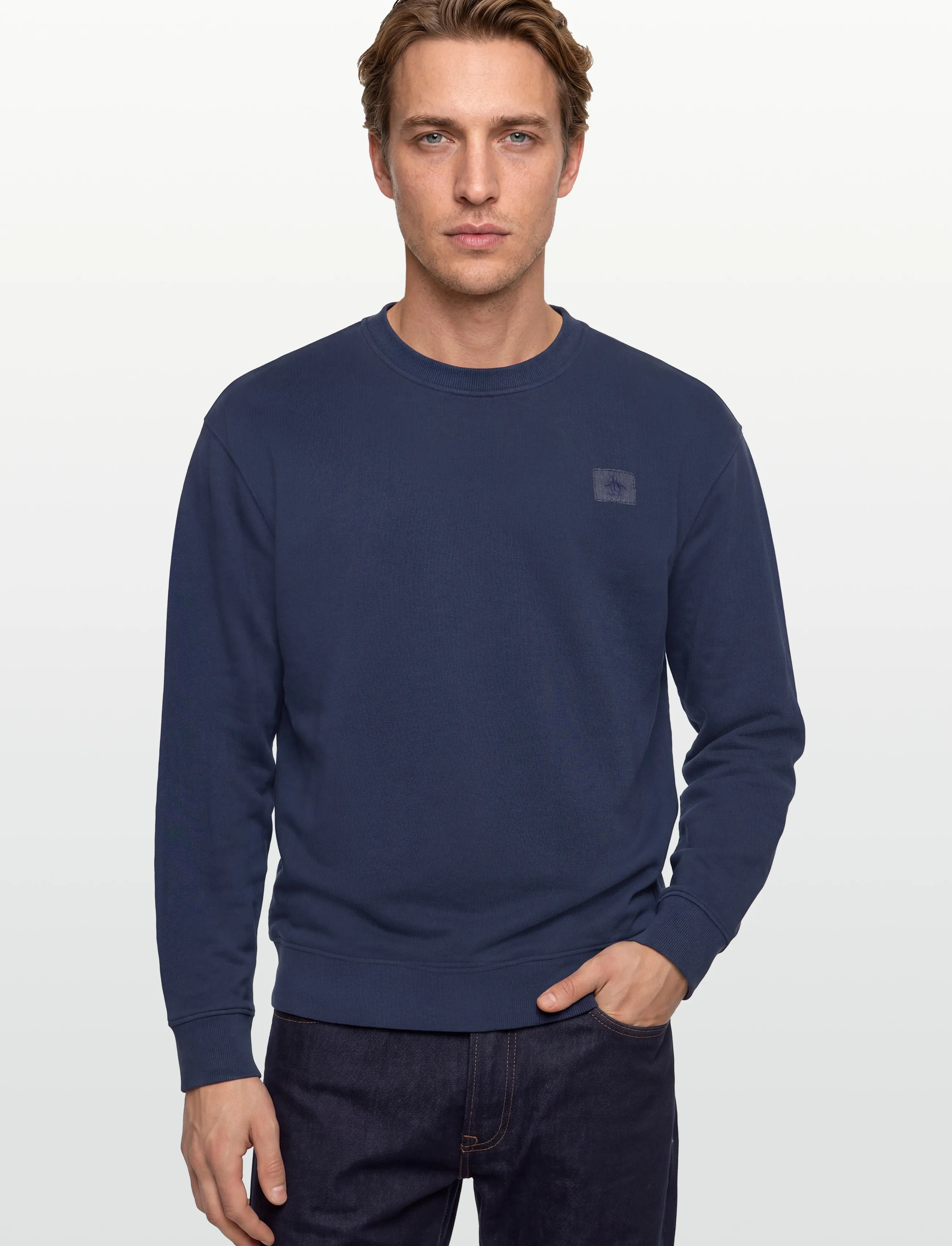 Original Penguin - G/D LOOP BACK TERRY - sweatshirts - sargasso sea - 3
