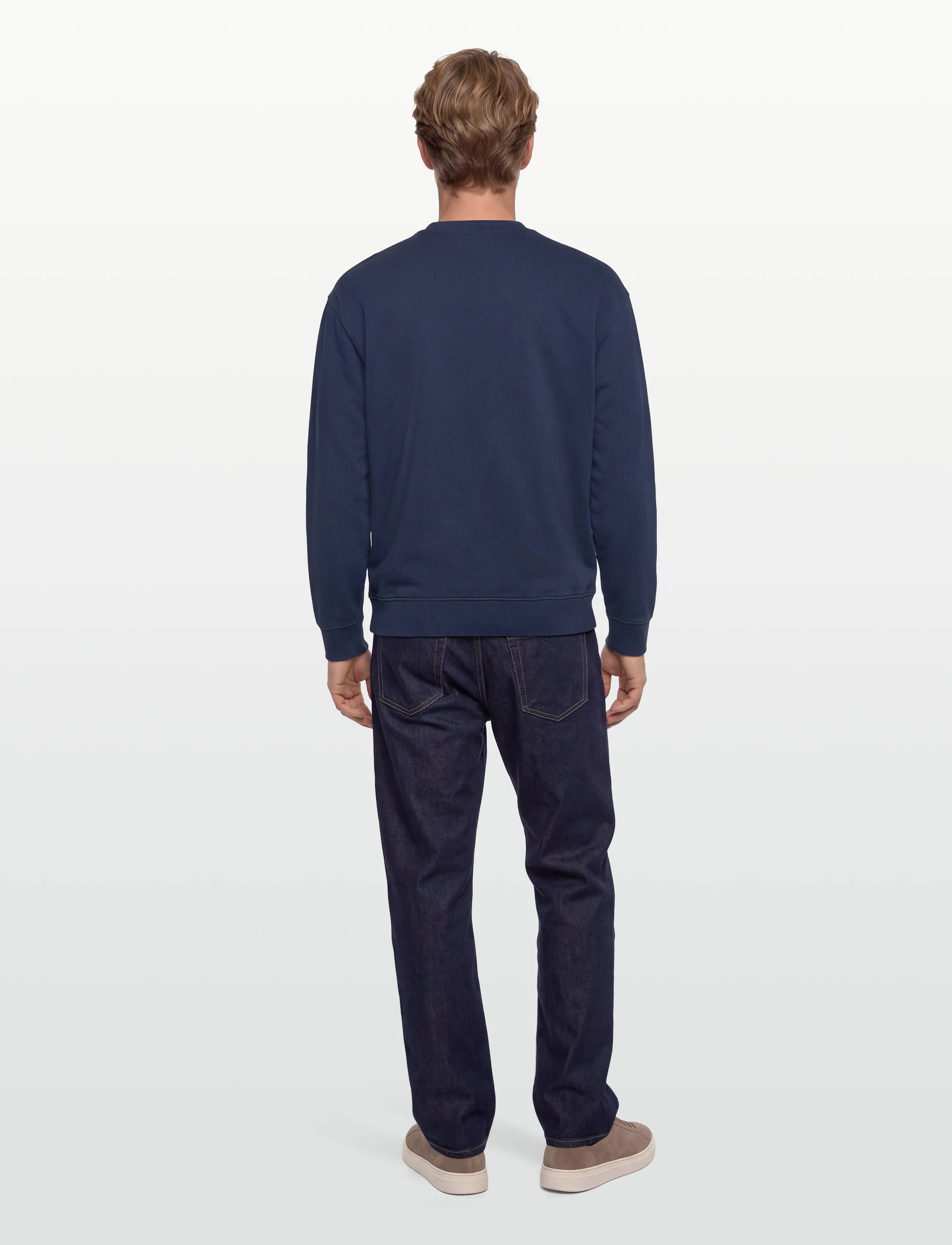 Original Penguin - G/D LOOP BACK TERRY - sweatshirts - sargasso sea - 4