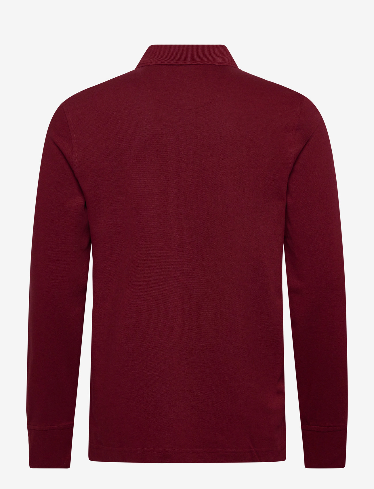 Original Penguin - LS CTTN TNCL PIQ POL - długi rękaw - cabernet - 1