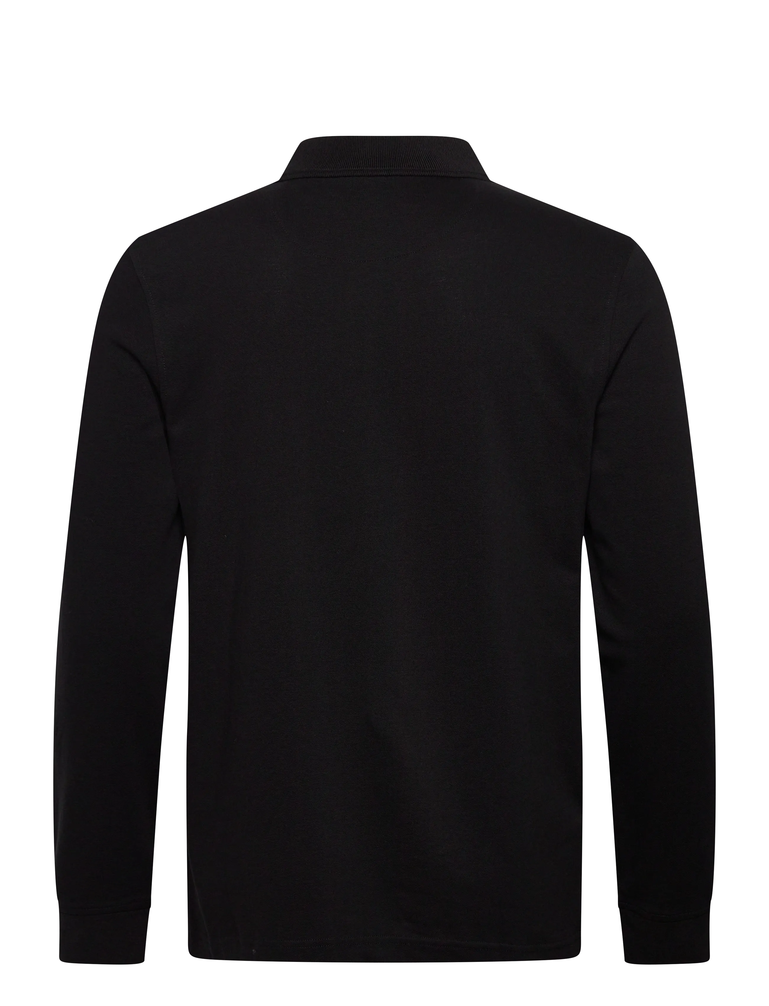 Original Penguin - LS CTTN TNCL PIQ POL - long-sleeved polos - true black - 1