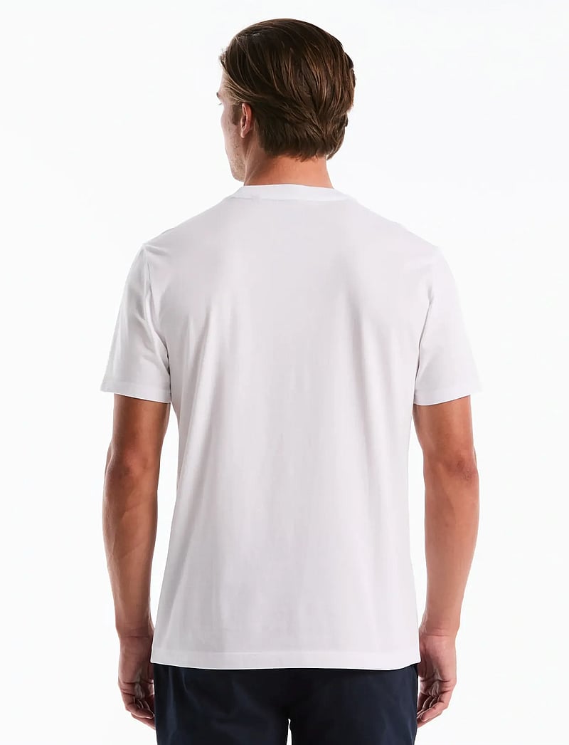 Original Penguin - JRSY GRPHC OUTLINE P TEE - lühikeste varrukatega t-särgid - bright white - 2