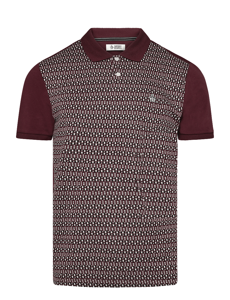 Original Penguin - CTTN JQRD FRNT FAIRI - polostrik - port royale - 1