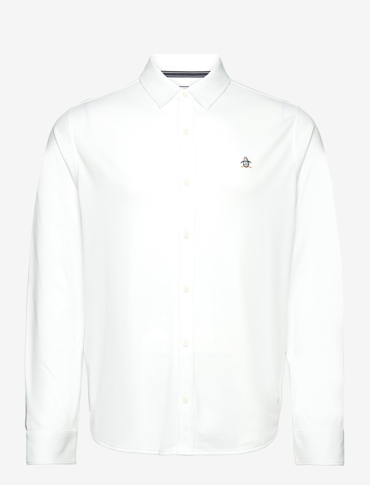 Original Penguin - LS BUTTON FRONT SHIR - bright white - 0