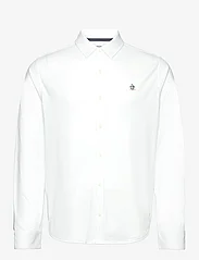 Original Penguin - LS BUTTON FRONT SHIR - laisvalaikio marškiniai - bright white - 0