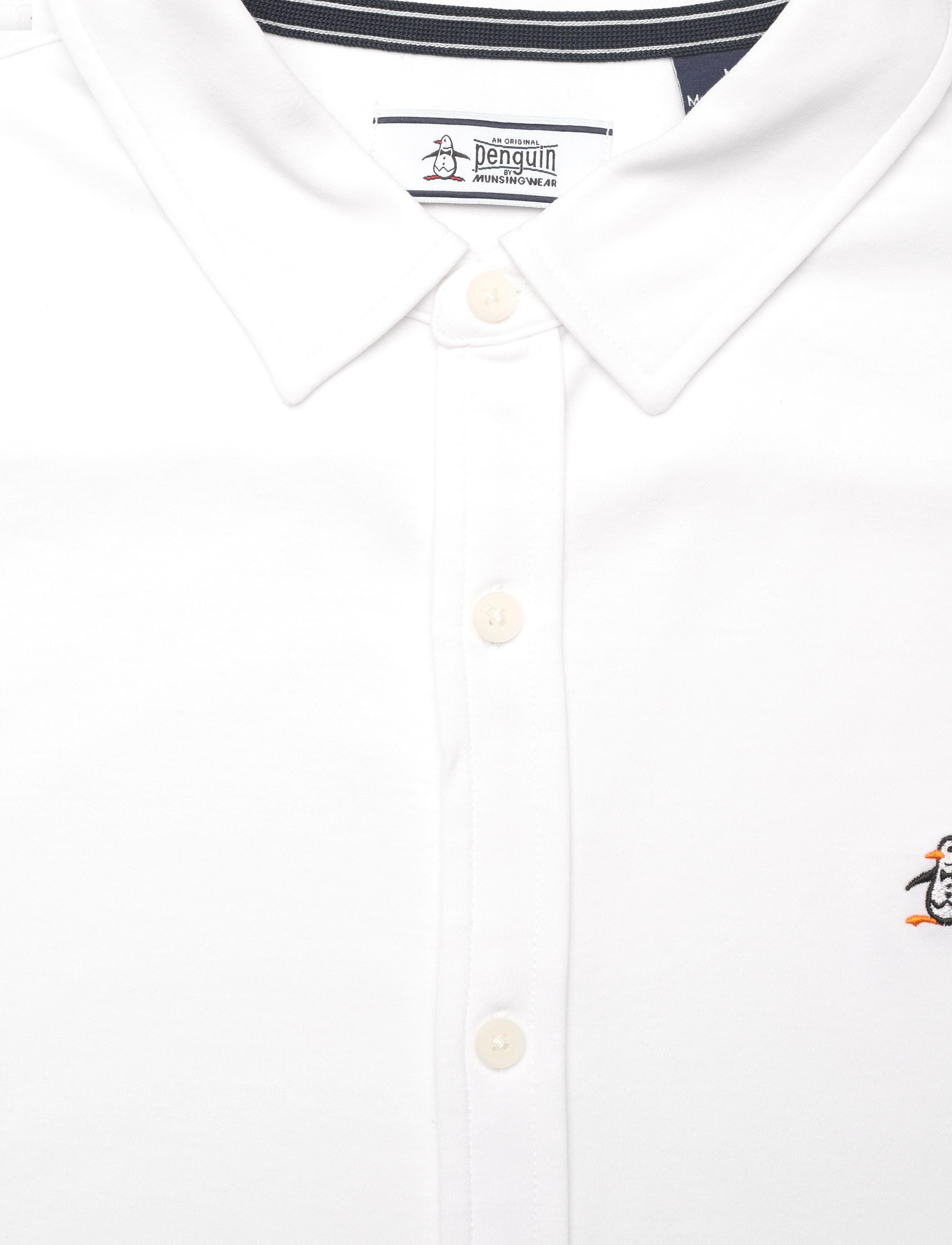 Original Penguin - LS BUTTON FRONT SHIR - bright white - 2