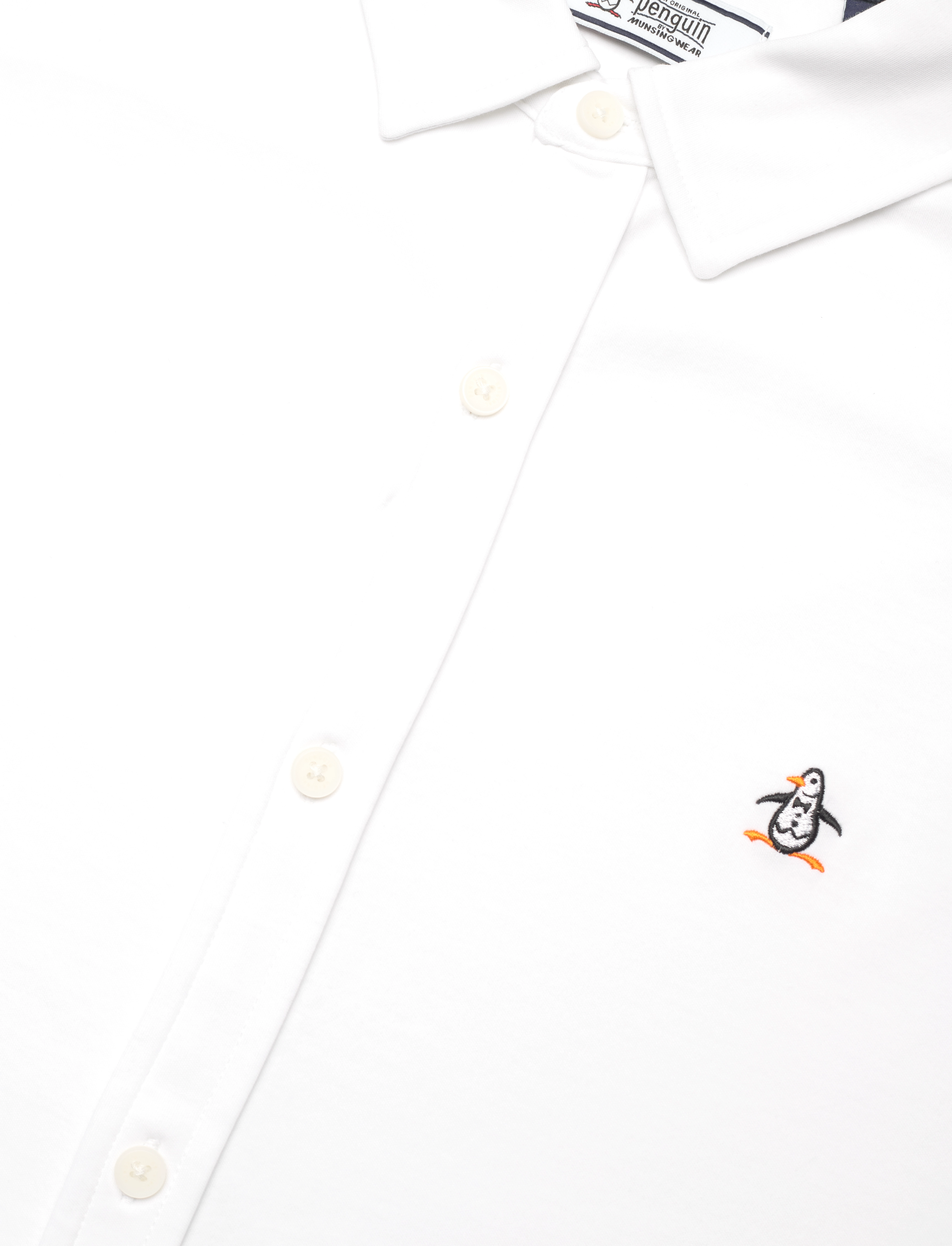Original Penguin - LS BUTTON FRONT SHIR - bright white - 3