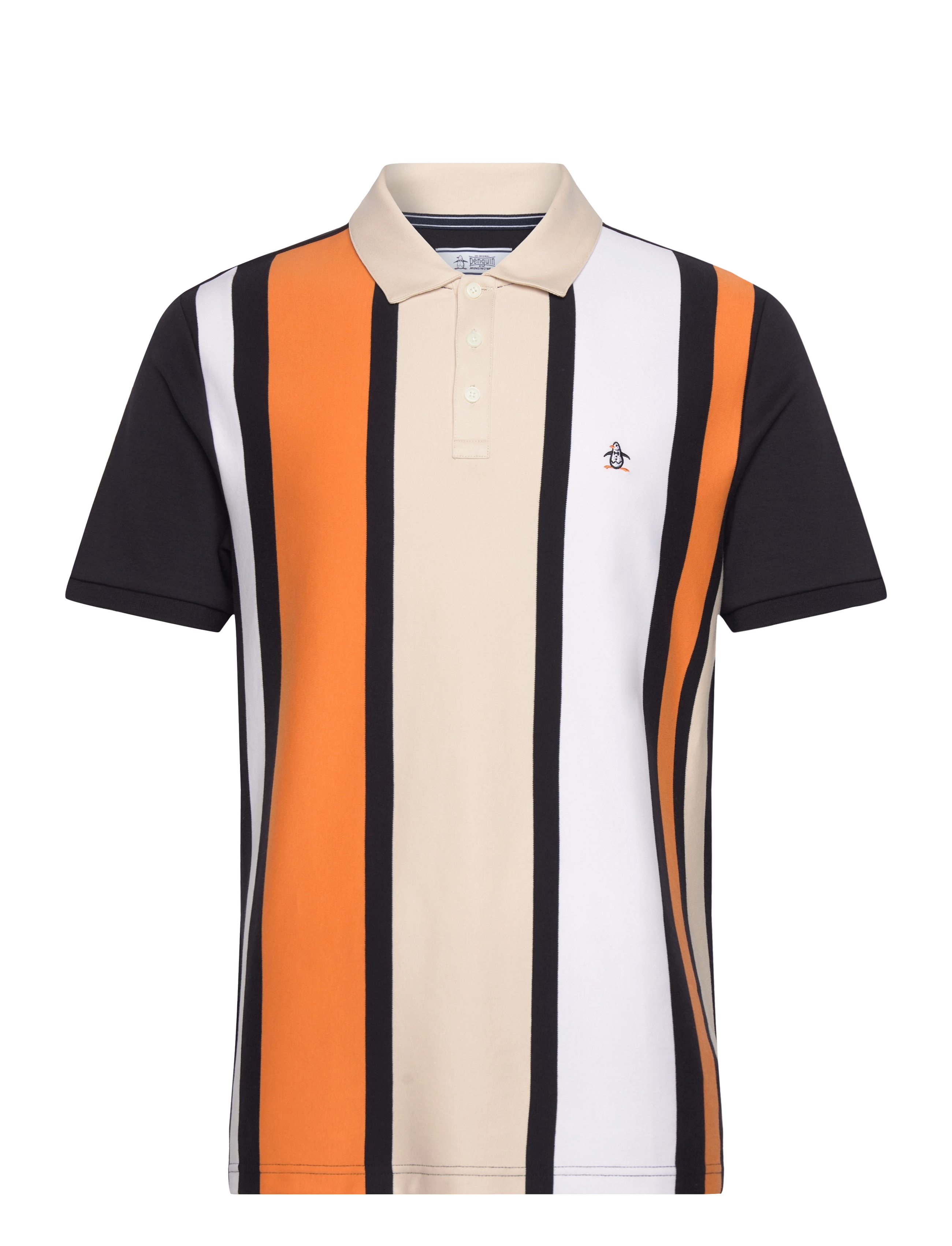 CTTN INTRLK VERT STR - TRUE BLACK