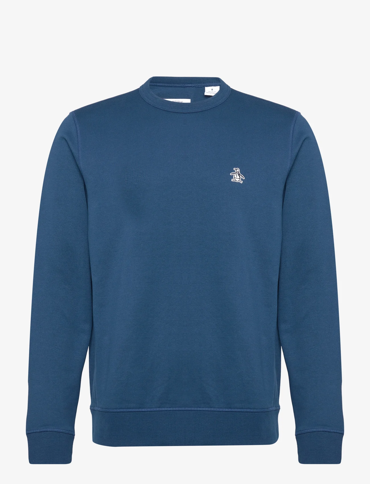 Original Penguin - L/S STICKER PETE FLE - sweatshirts - poseidon blue - 0