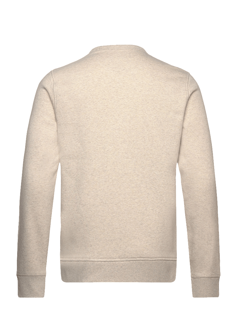 Original Penguin - L/S STICKER PETE FLE - rundhalsad - birch jasper htr - 1