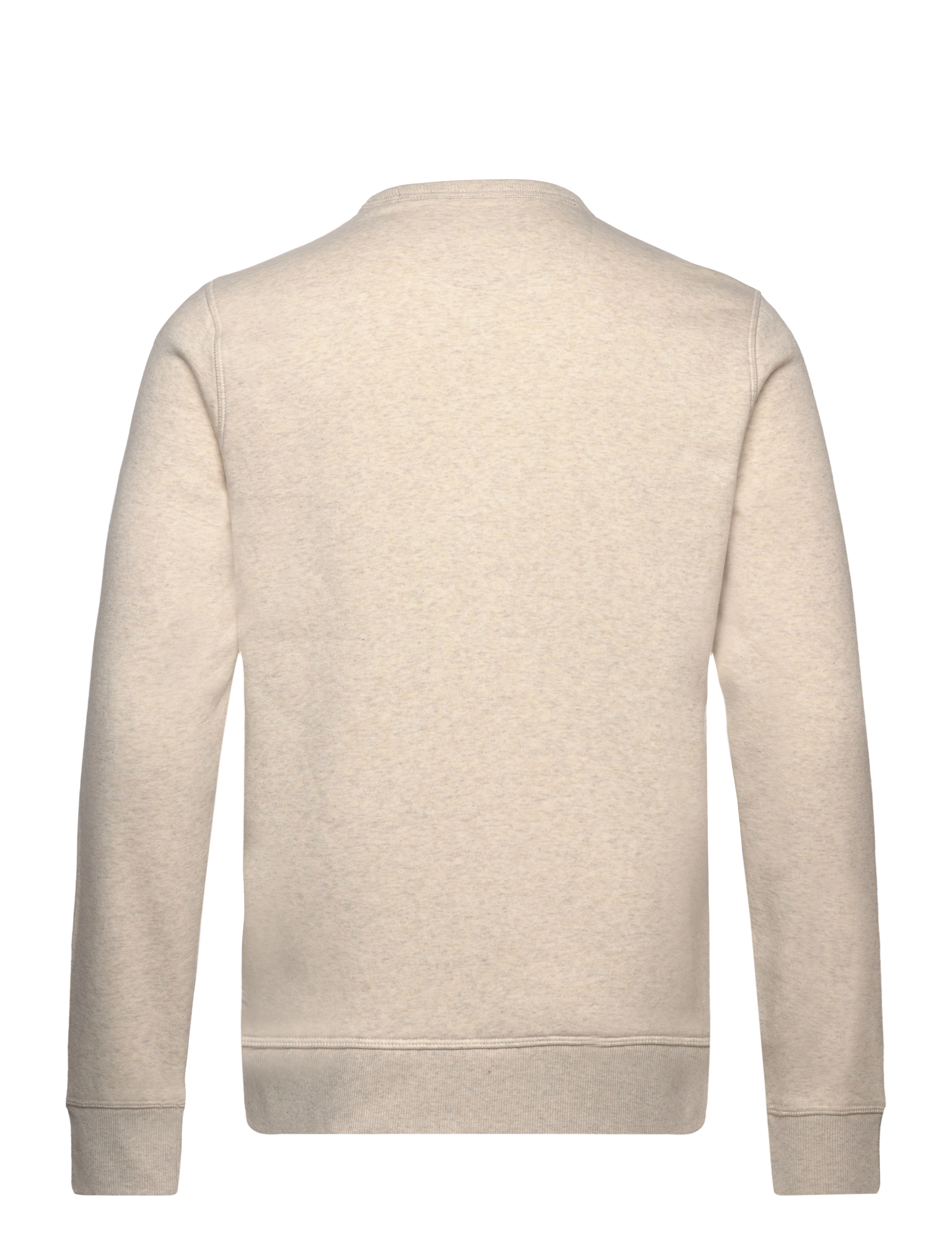Original Penguin - L/S STICKER PETE FLE - rund hals - birch jasper htr - 1