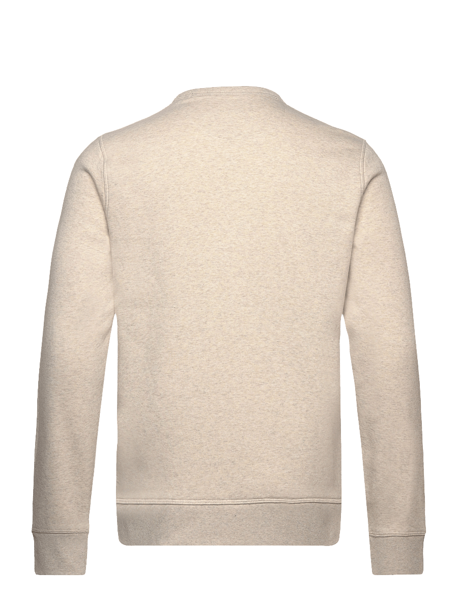 Original Penguin - L/S STICKER PETE FLE - rundhals - birch jasper htr - 1