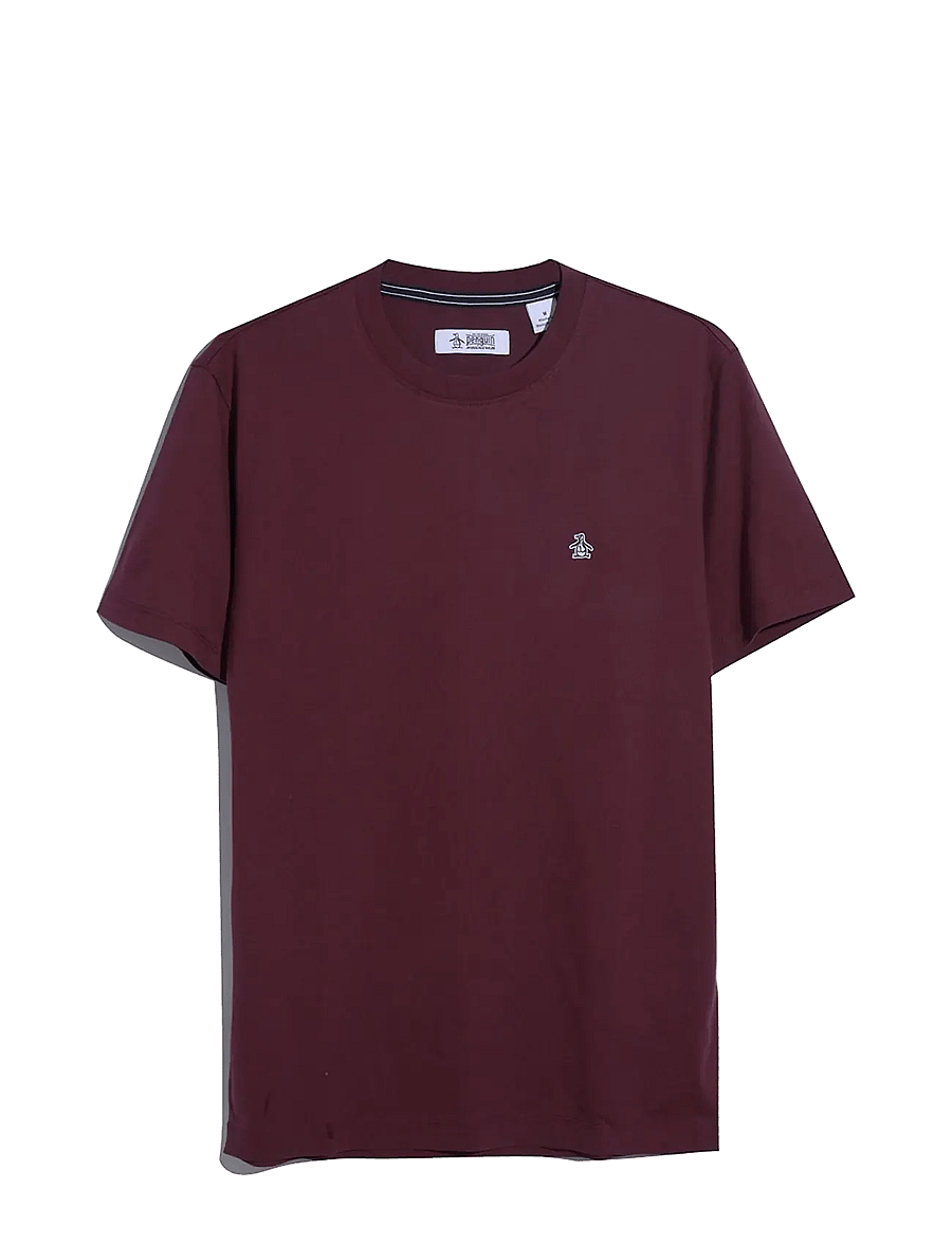Original Penguin - CONT PIN POINT SML S - kurzärmelige t-shirts - port royale - 1