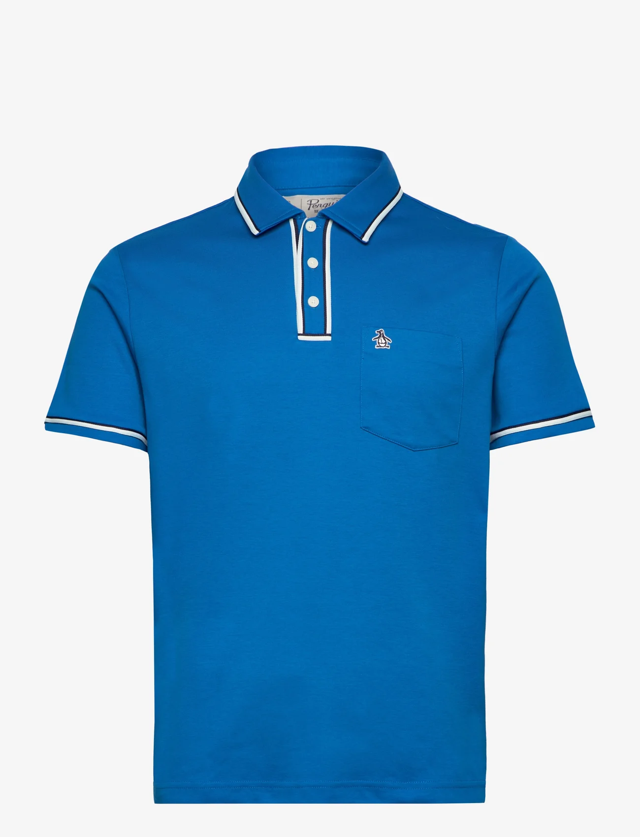 Original Penguin - EARL ORG INT 3D STIC - poloshirts - imperial blue - 0
