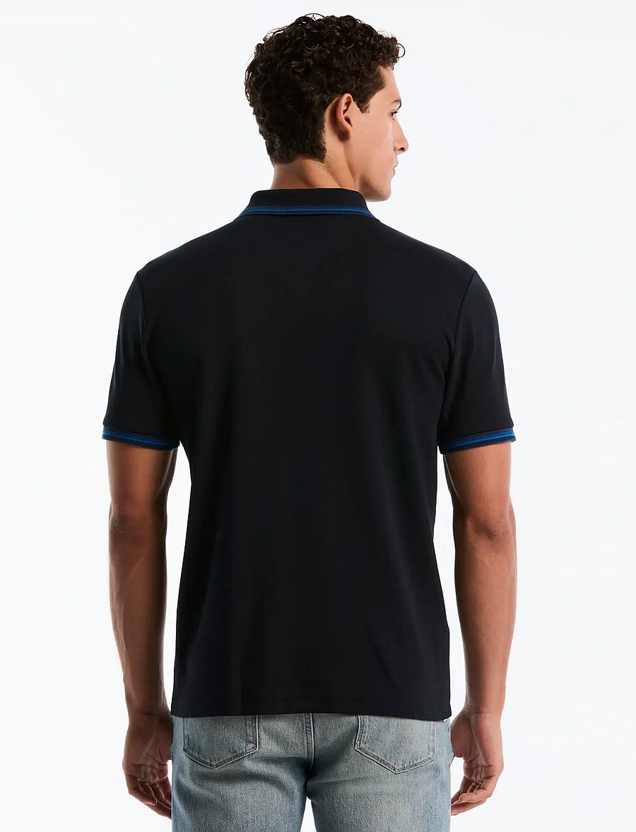 Original Penguin - CTTN INTRLK POLO NVL - lühikeste varrukatega polod - dark sapphire - 2