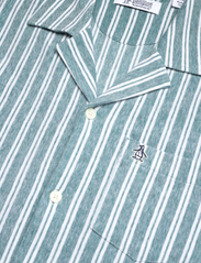 Original Penguin - PRM SS CAMP BIRDSEYE - kortärmade skjortor - pacific - 2