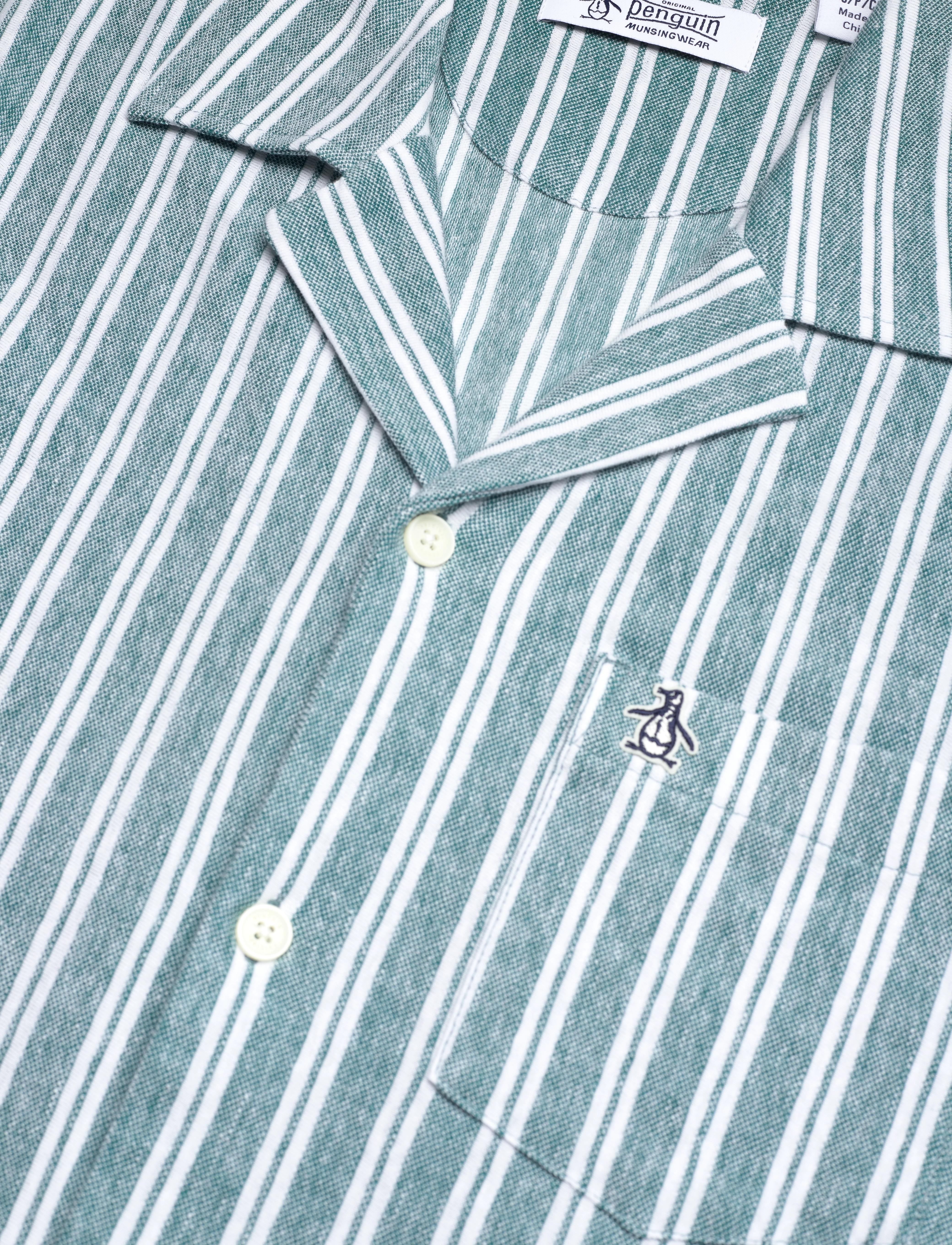 Original Penguin - PRM SS CAMP BIRDSEYE - pacific - 2
