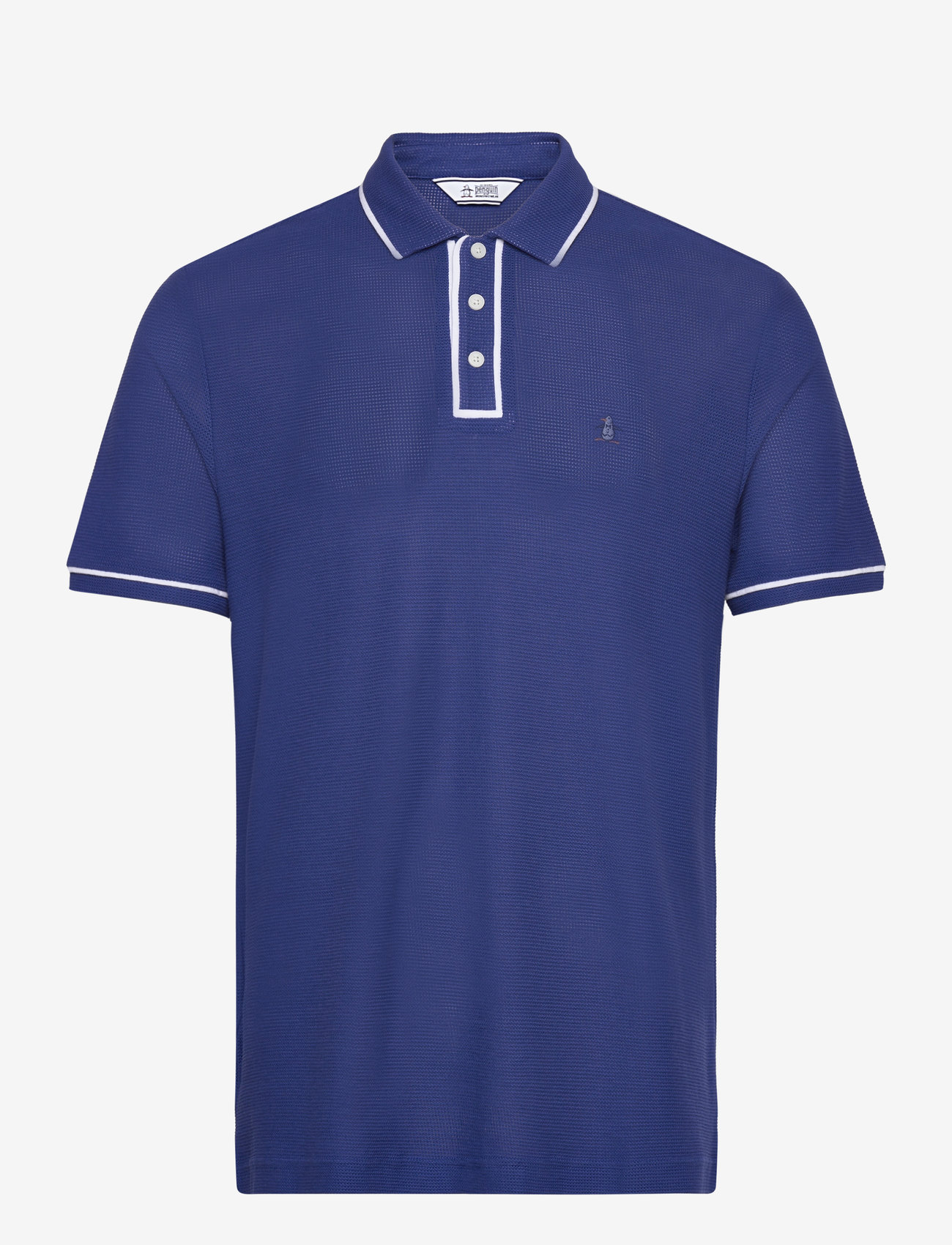 Original Penguin - ORG CTTN EARL MESH P - kurzärmelig - mazarine blue - 0
