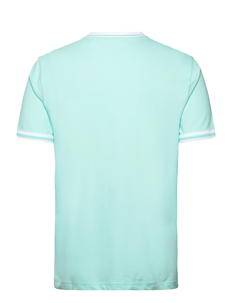 Original Penguin - ORG PIQ TEE RIBBED T - kortærmede t-shirts - blue tint - 1