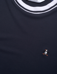 Original Penguin - ORG PIQ TEE RIBBED T - kortærmede t-shirts - dark sapphire - 2