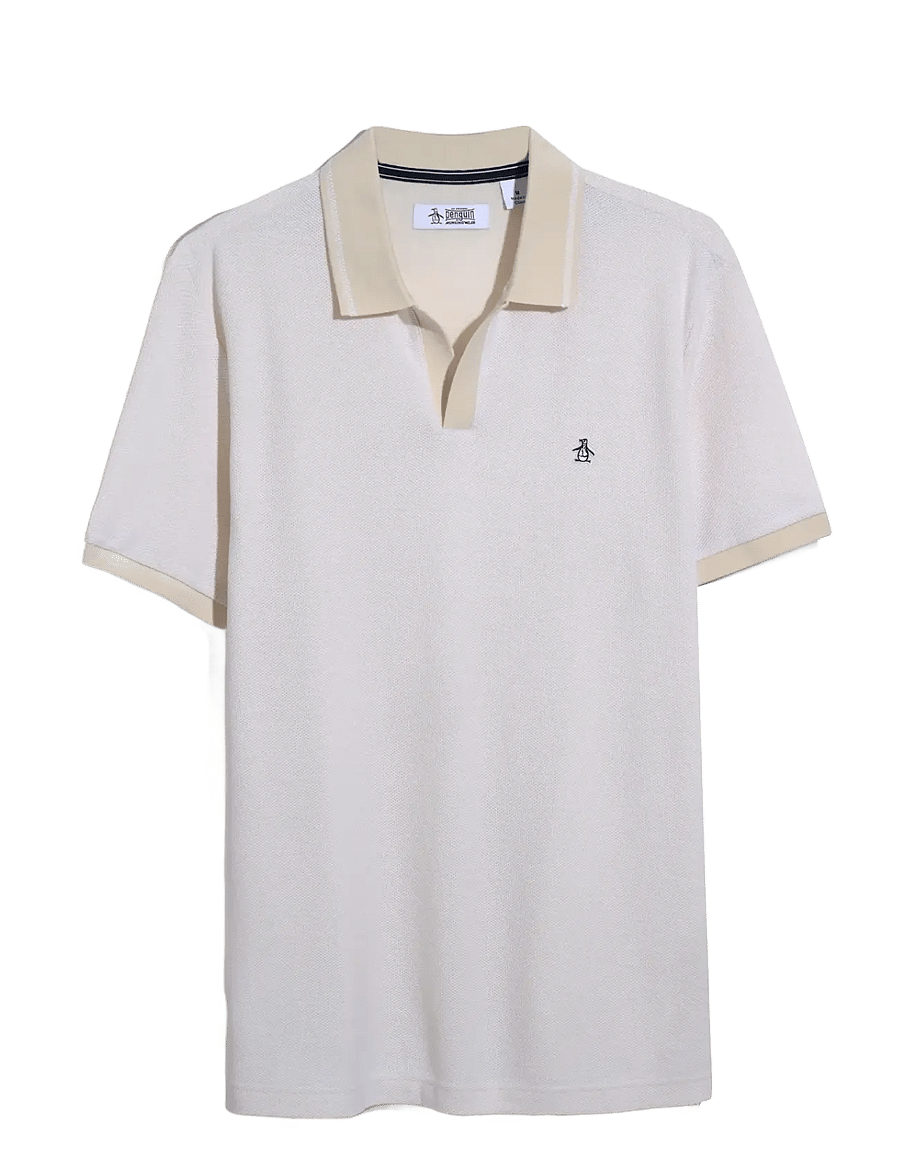 Original Penguin - CTTN JQRD HONEYCOMB POLO TOP - dzianinowe bluzki polo - birch - 1