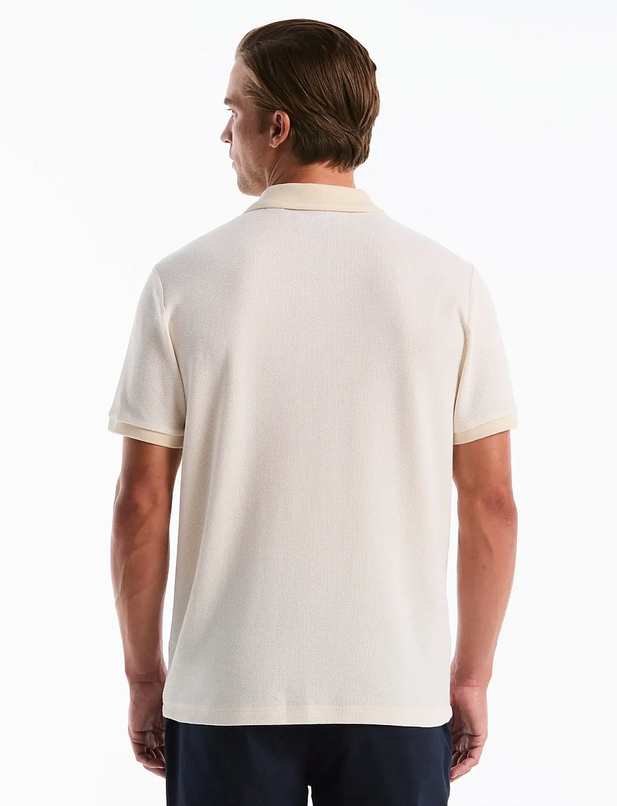 Original Penguin - CTTN JQRD HONEYCOMB POLO TOP - dzianinowe bluzki polo - birch - 2