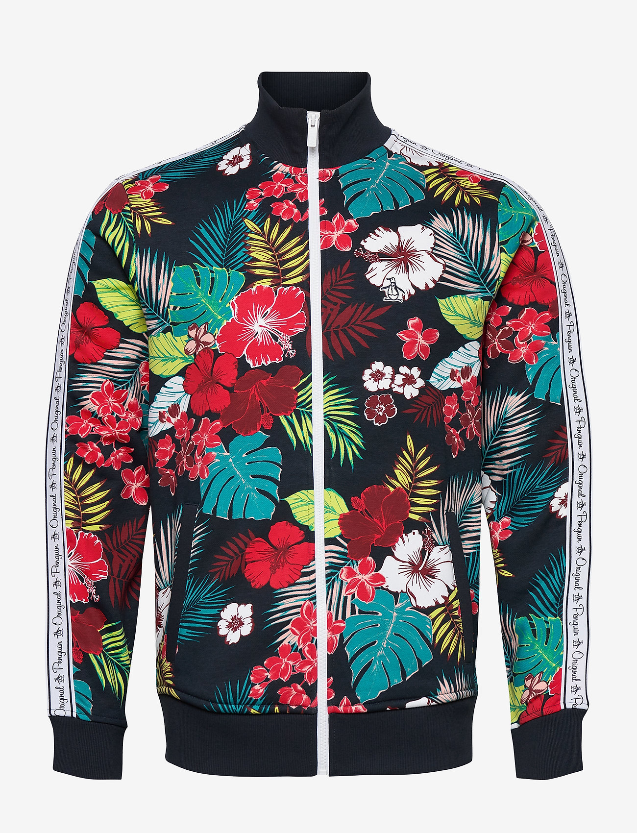 KNT TRCK JCKT FLRL - DARK SAPPHIRE