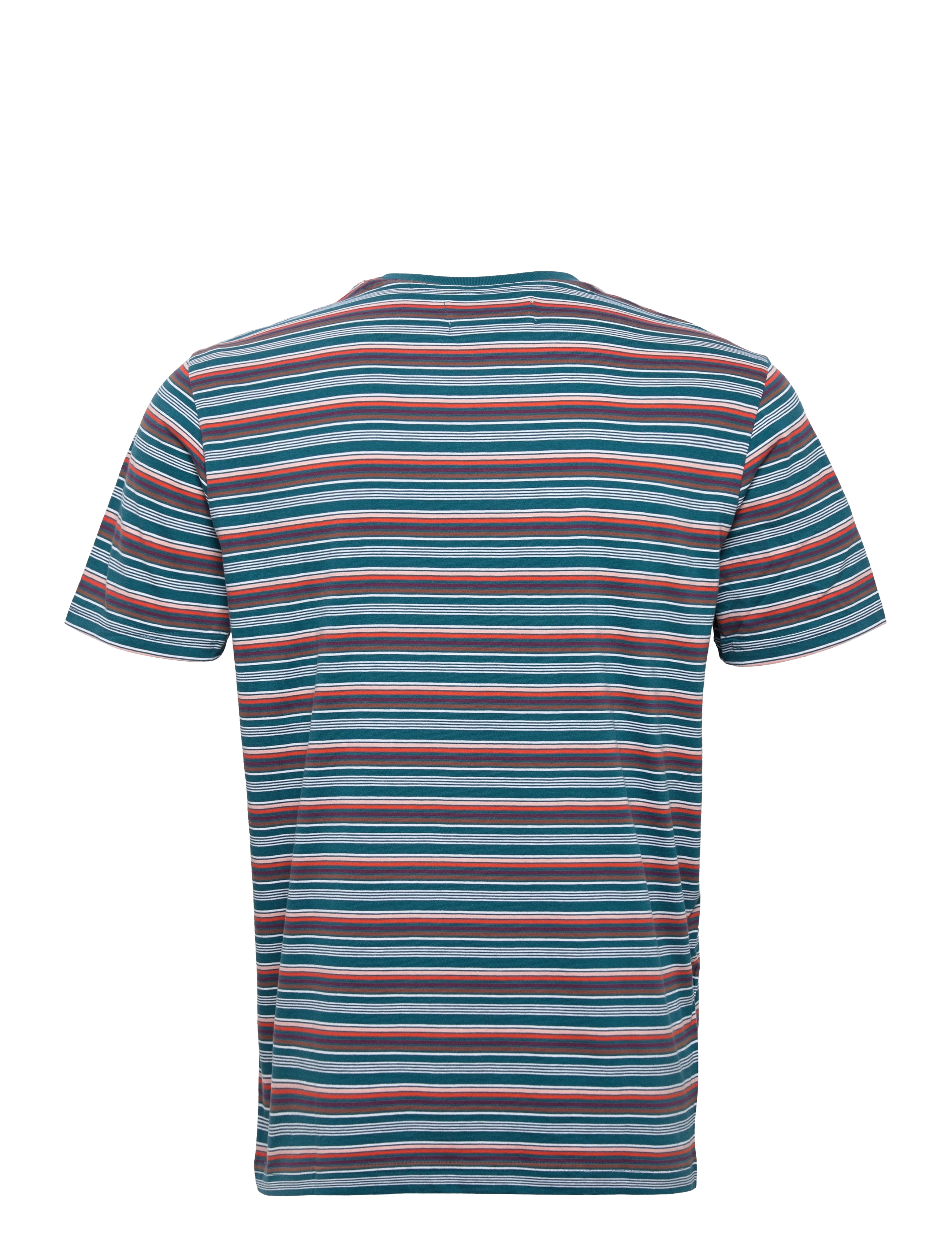 Original Penguin - KNT FASH TEE STRIPE - blue coral - 1