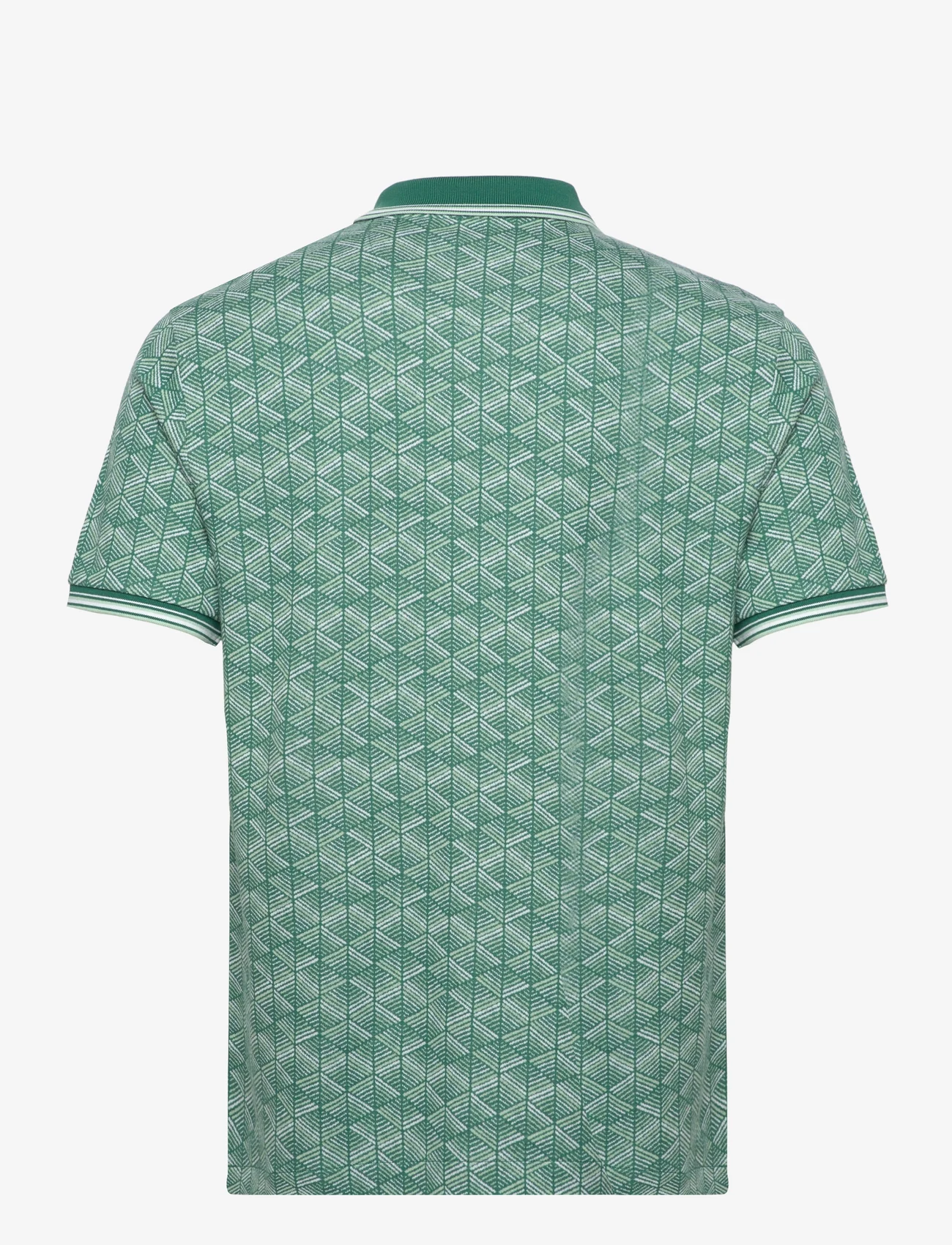 Original Penguin - AOP GEO JQRD 1/4 ZIP - polo marškinėliai trumpomis rankovėmis - antique green - 1