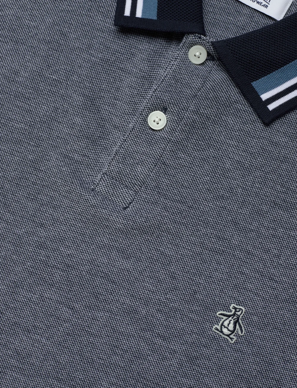 Original Penguin - BIRDSEYE PIQ POLO NV - lühikeste varrukatega polod - dark sapphire - 2