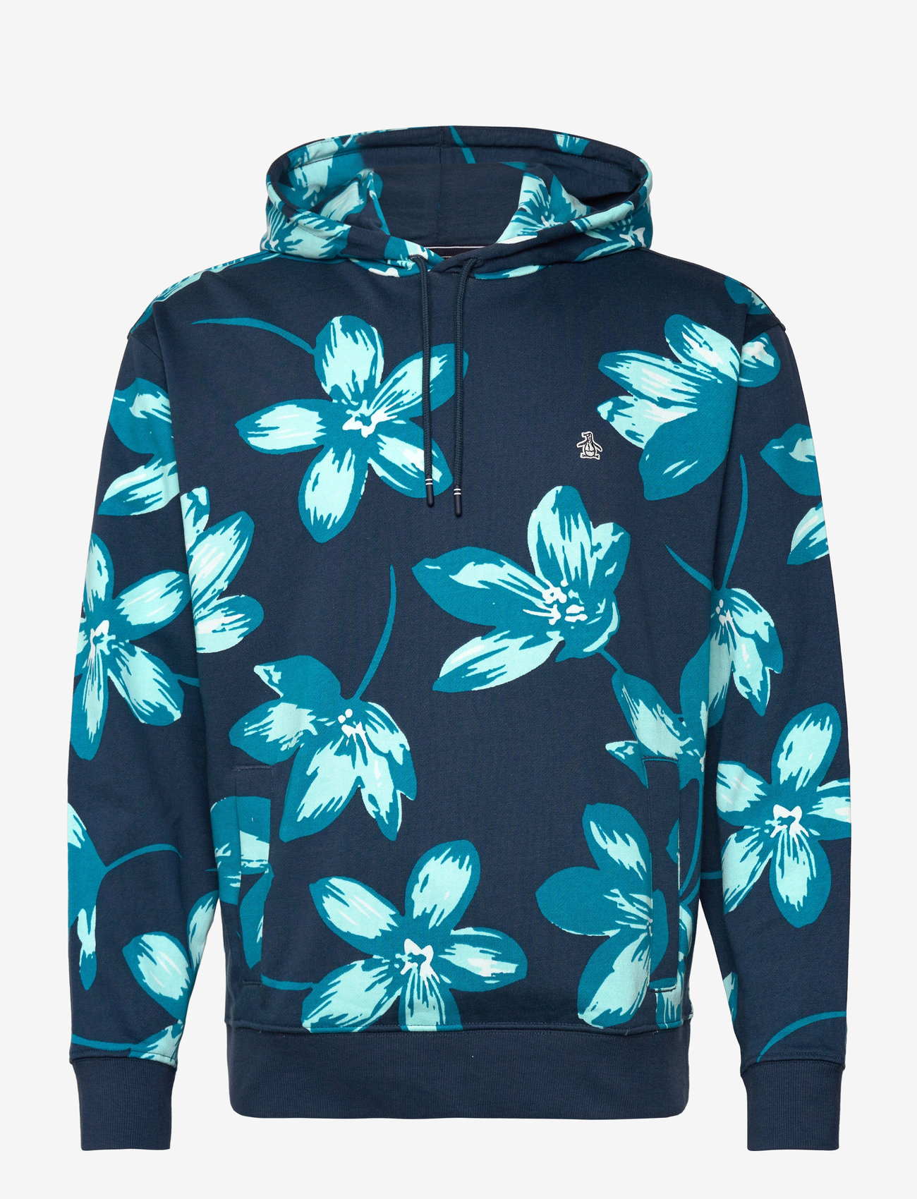 Original Penguin - AOP FRNCH TRRY PAINT - blue wing teal - 0