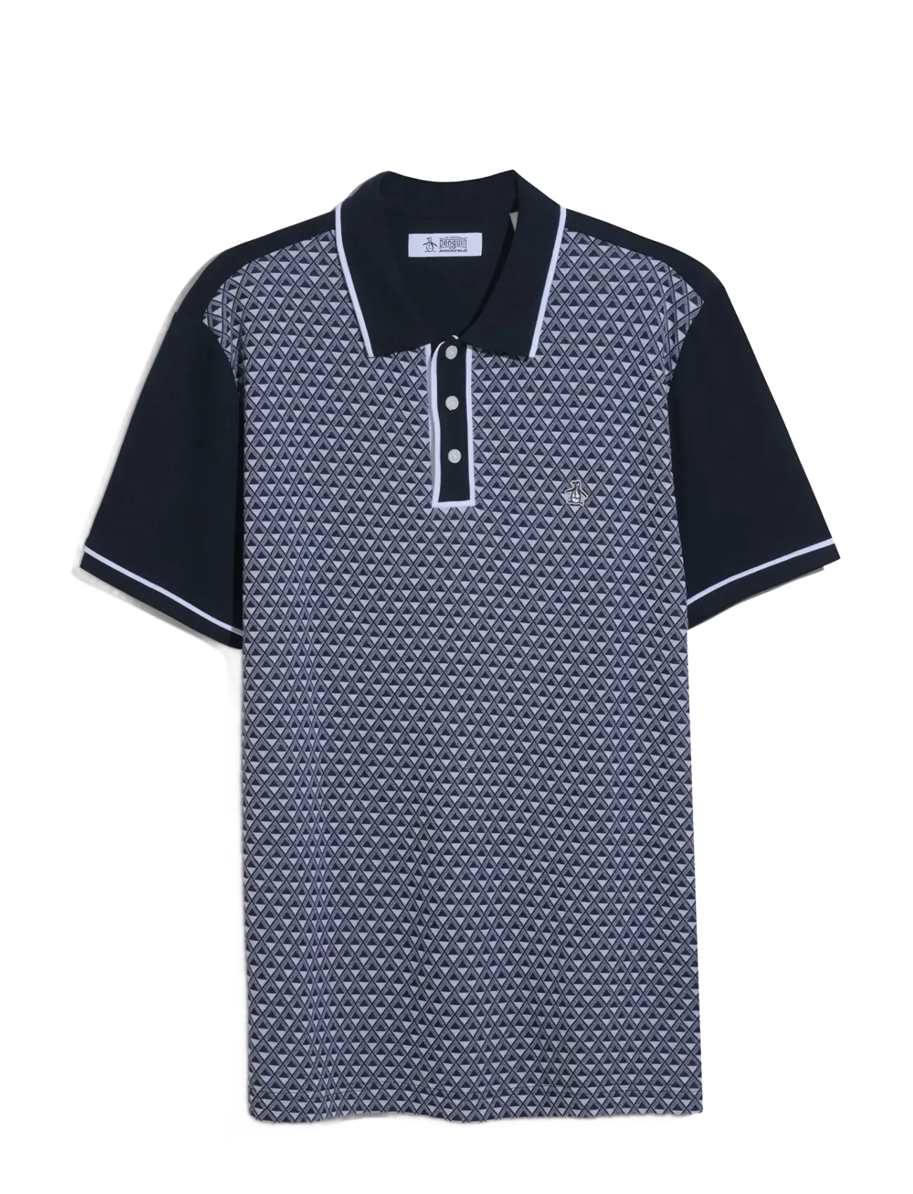 ORIGINAL PENGUIN Diamond Jqrd Frnt In Polo Navy - M - Herren