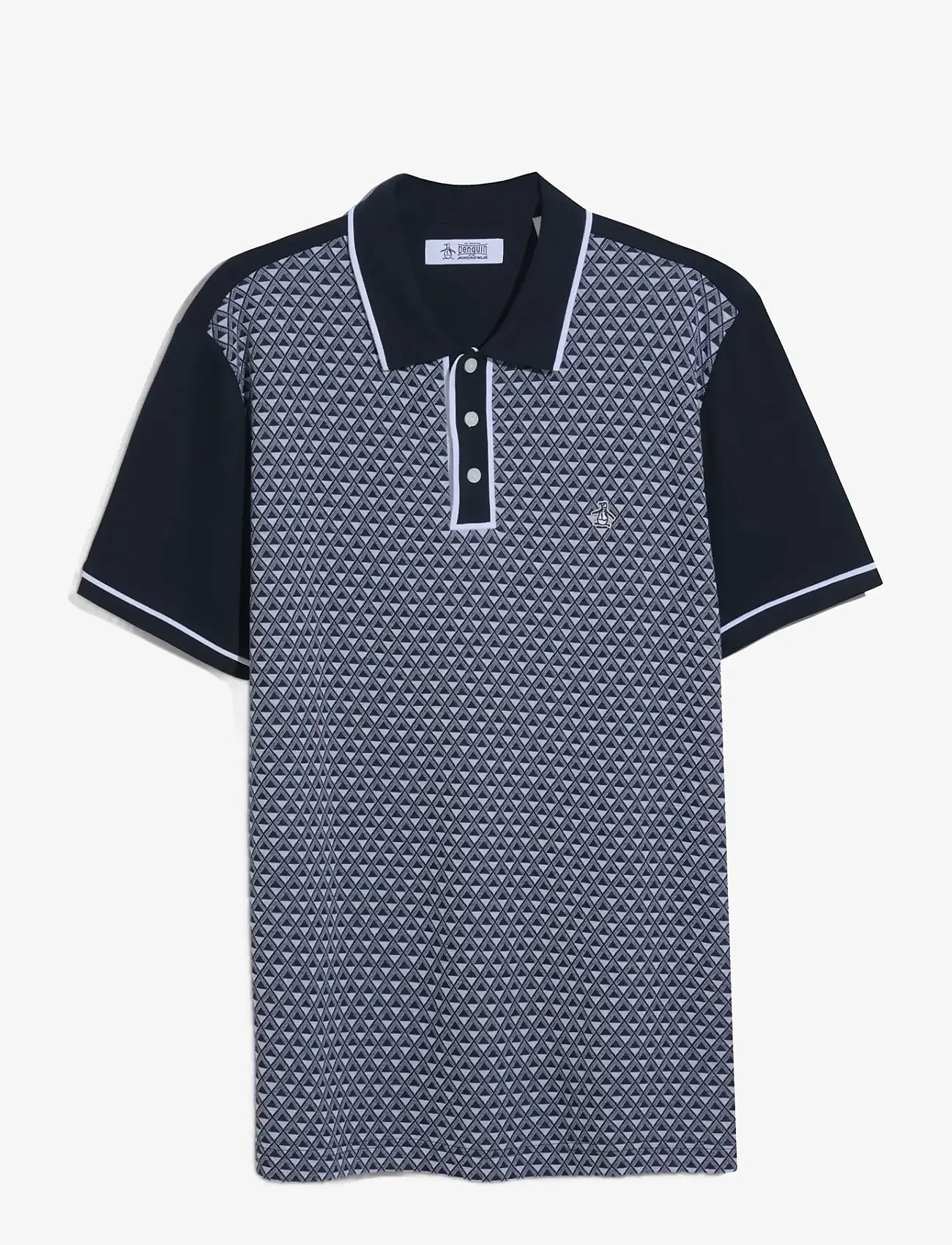 Original Penguin - DIAMOND JQRD FRNT IN POLO - kortærmede poloer - dark sapphire - 1