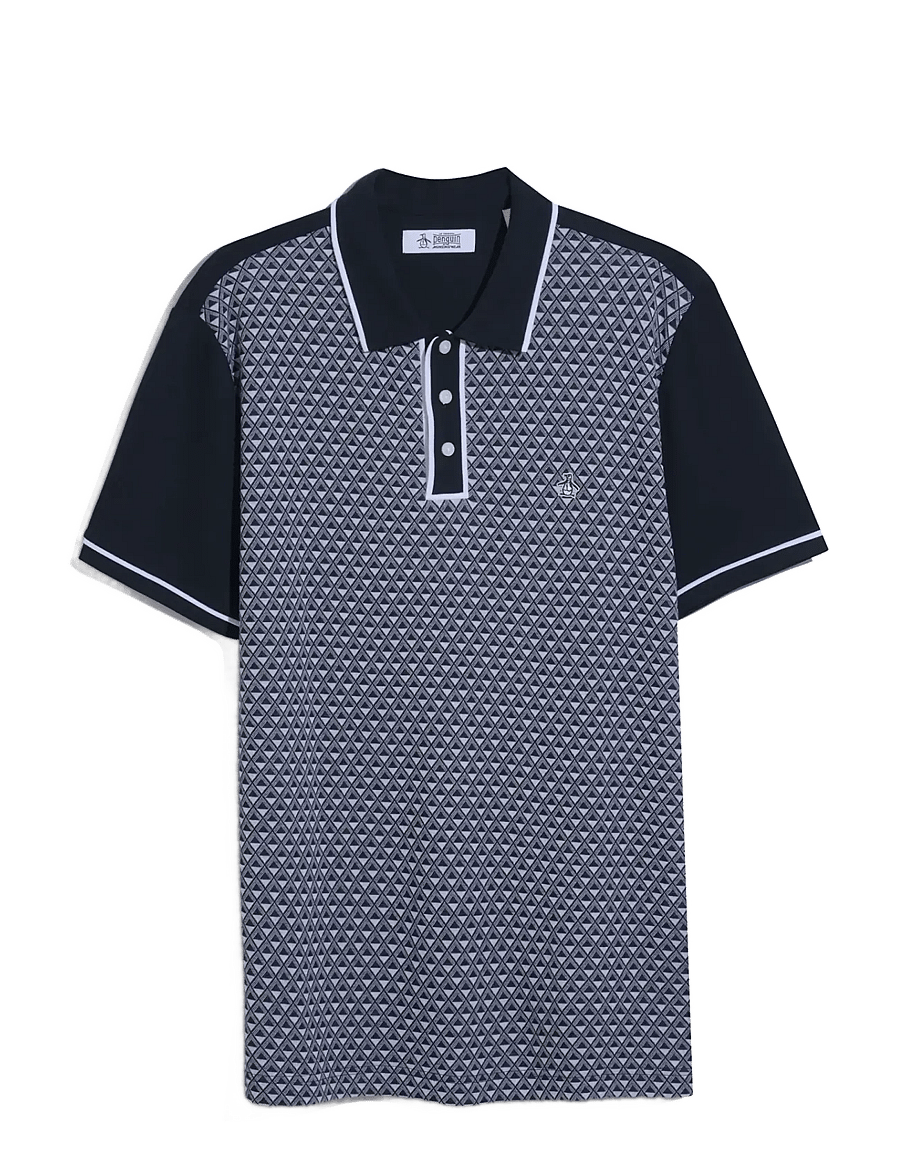 Original Penguin - DIAMOND JQRD FRNT IN POLO - kurzärmelig - dark sapphire - 1