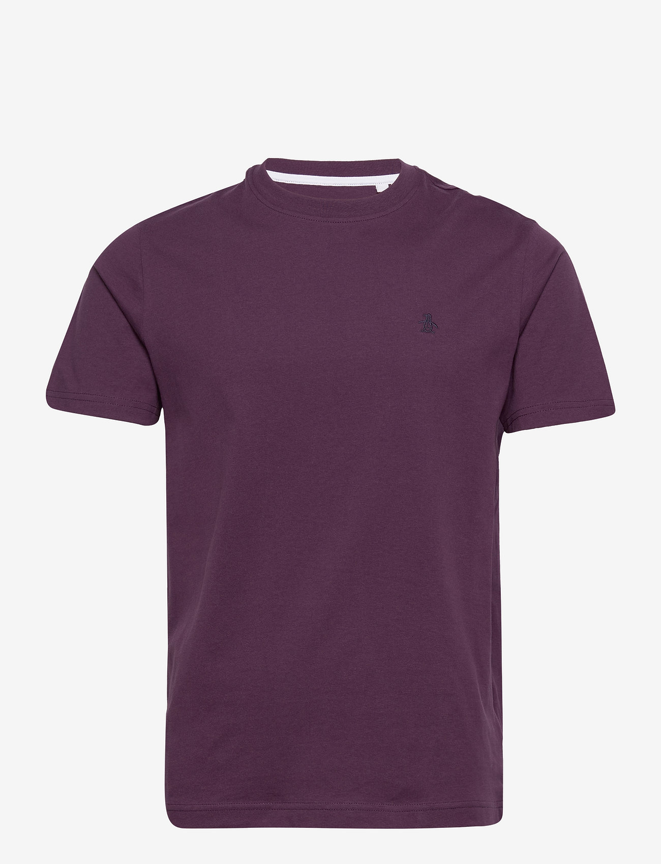 Original Penguin - S/S EMBROIDRED LOGO - italian plum - 0