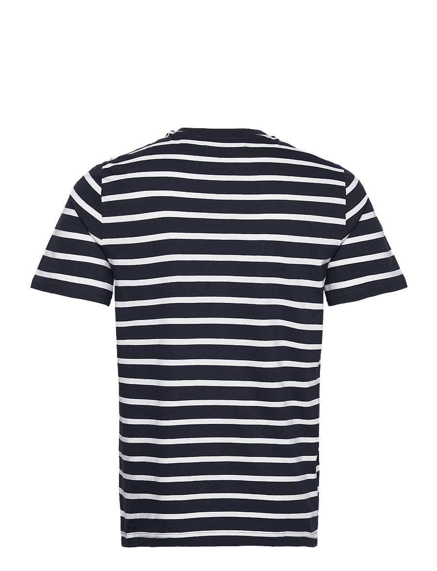 Original Penguin - ORG JRSY BRETON TEE - kurzärmelig - dark sapphire - 1