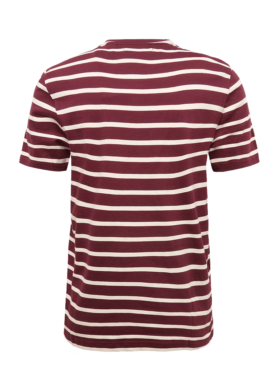 Original Penguin - ORG JRSY BRETON TEE - kurzärmelige t-shirts - port royale - 1