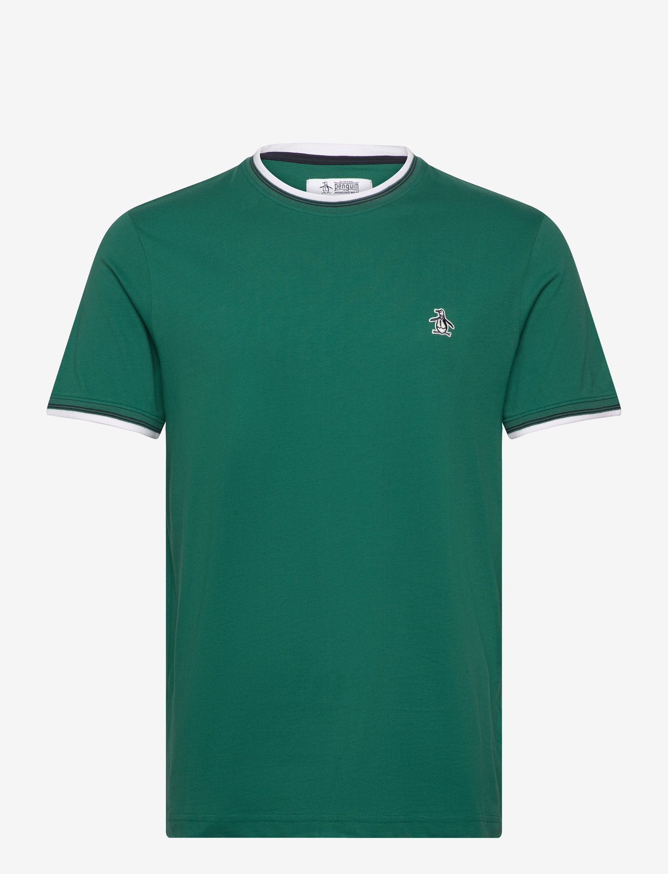 Original Penguin - S/S TIPPED RINGER TE - antique green - 0