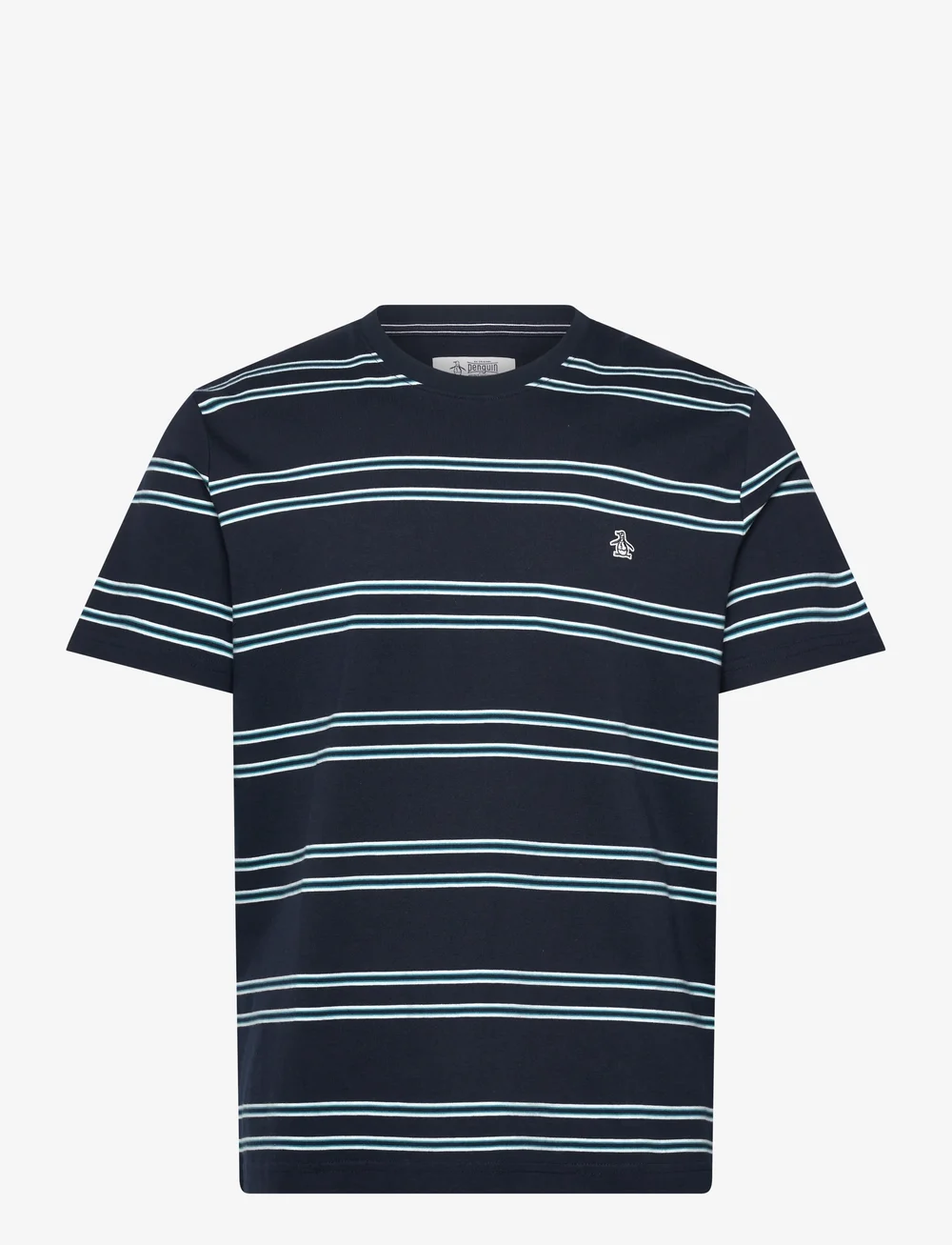 Original Penguin - S/S MULTI STRIPE TEE - lühikeste varrukatega t-särgid - dark sapphire - 0