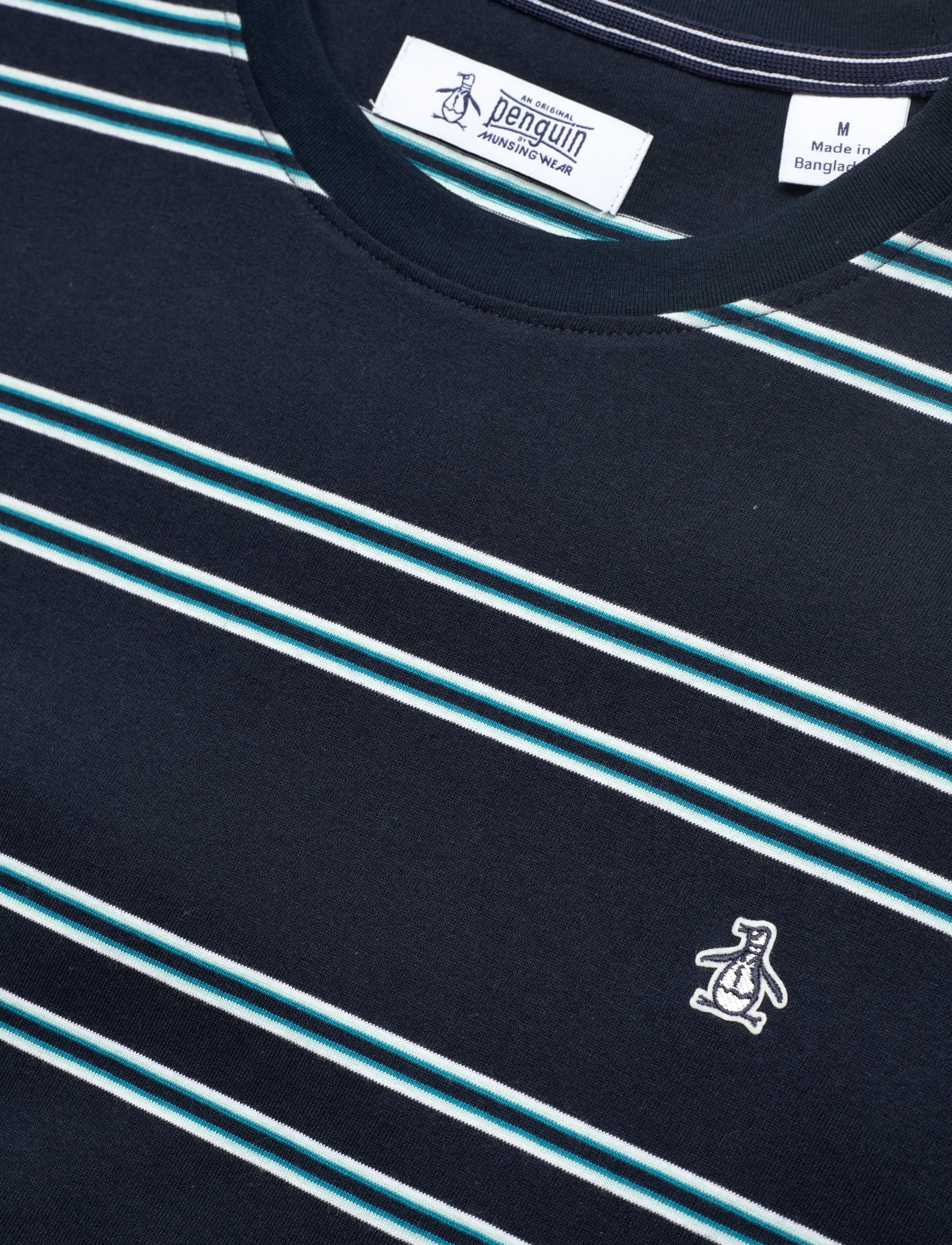 Original Penguin - S/S MULTI STRIPE TEE - lowest prices - dark sapphire - 2