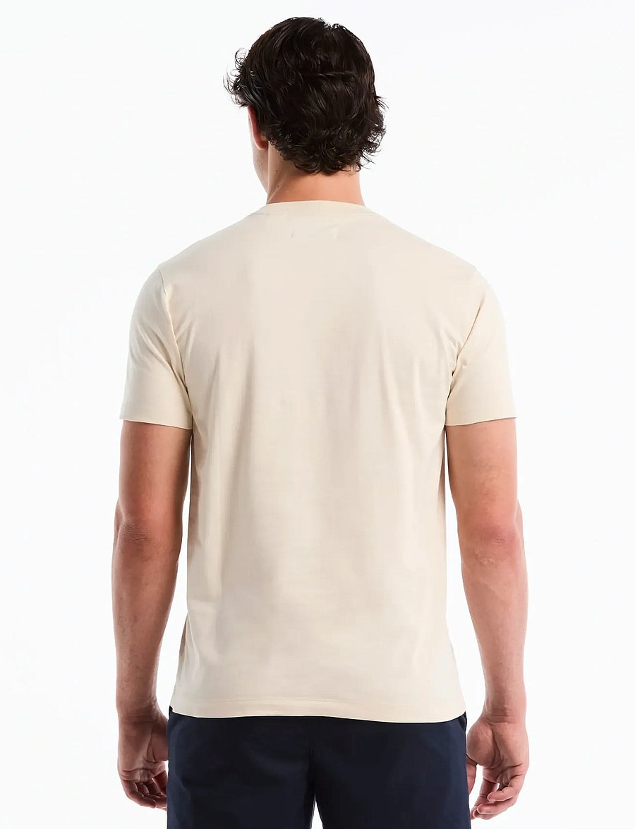 Original Penguin - CONT PIN POINT SML S - kurzärmelige t-shirts - birch - 2