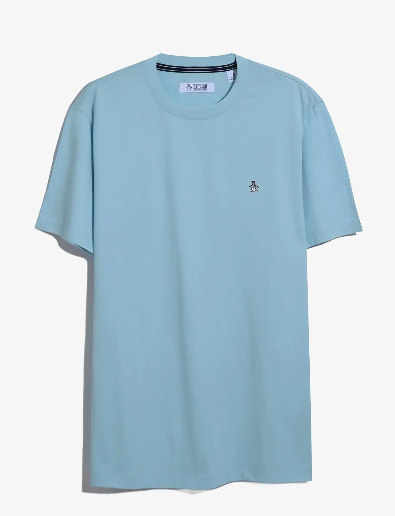 Original Penguin - CONT PIN POINT SML S - kortærmede t-shirts - cool blue - 1