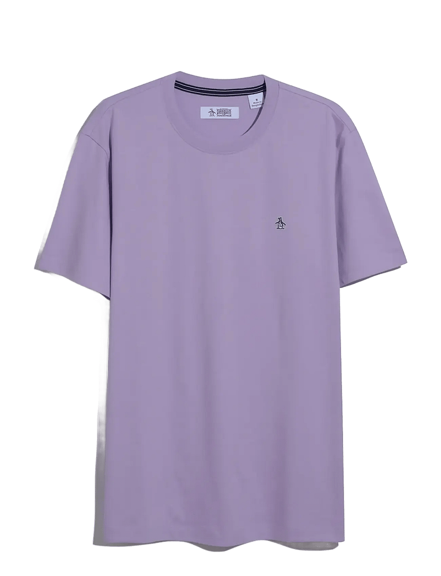 Original Penguin - CONT PIN POINT SML S - kurzärmelige t-shirts - lavendula - 1