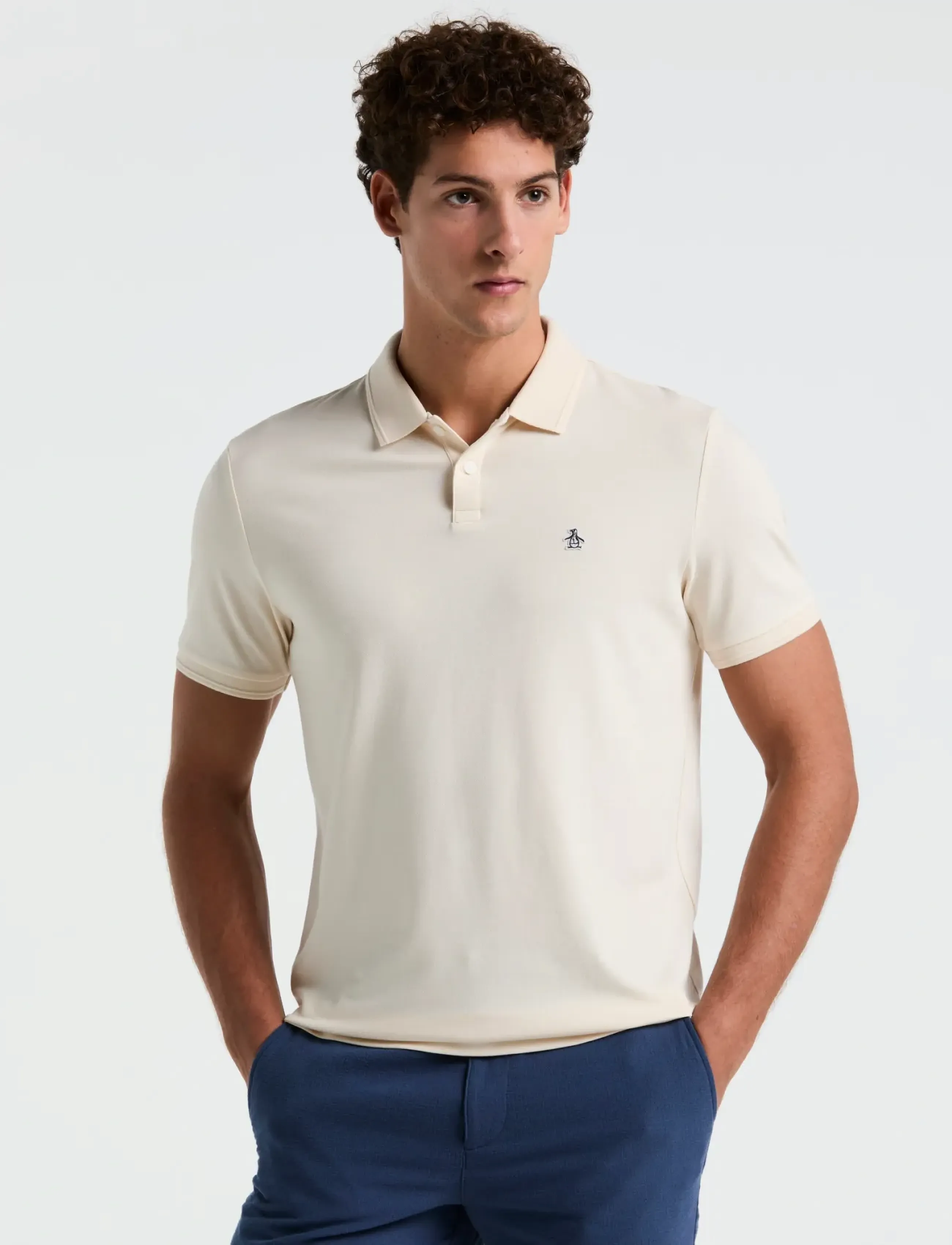 Original Penguin DADDY TN CL PIQ STICK - Original Penguin - BIRCH / cream