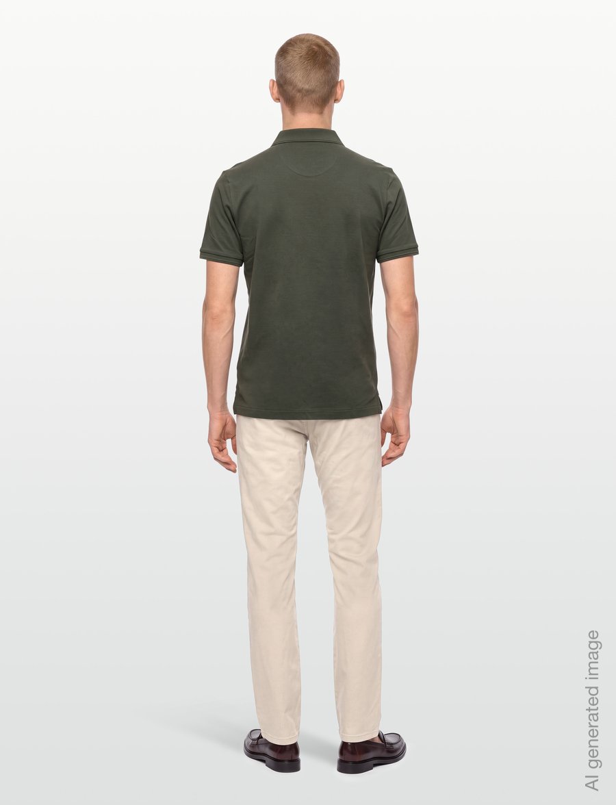 Original Penguin - DADDY TNCL PIQ STICK - lühikeste varrukatega polod - dusty olive - 4