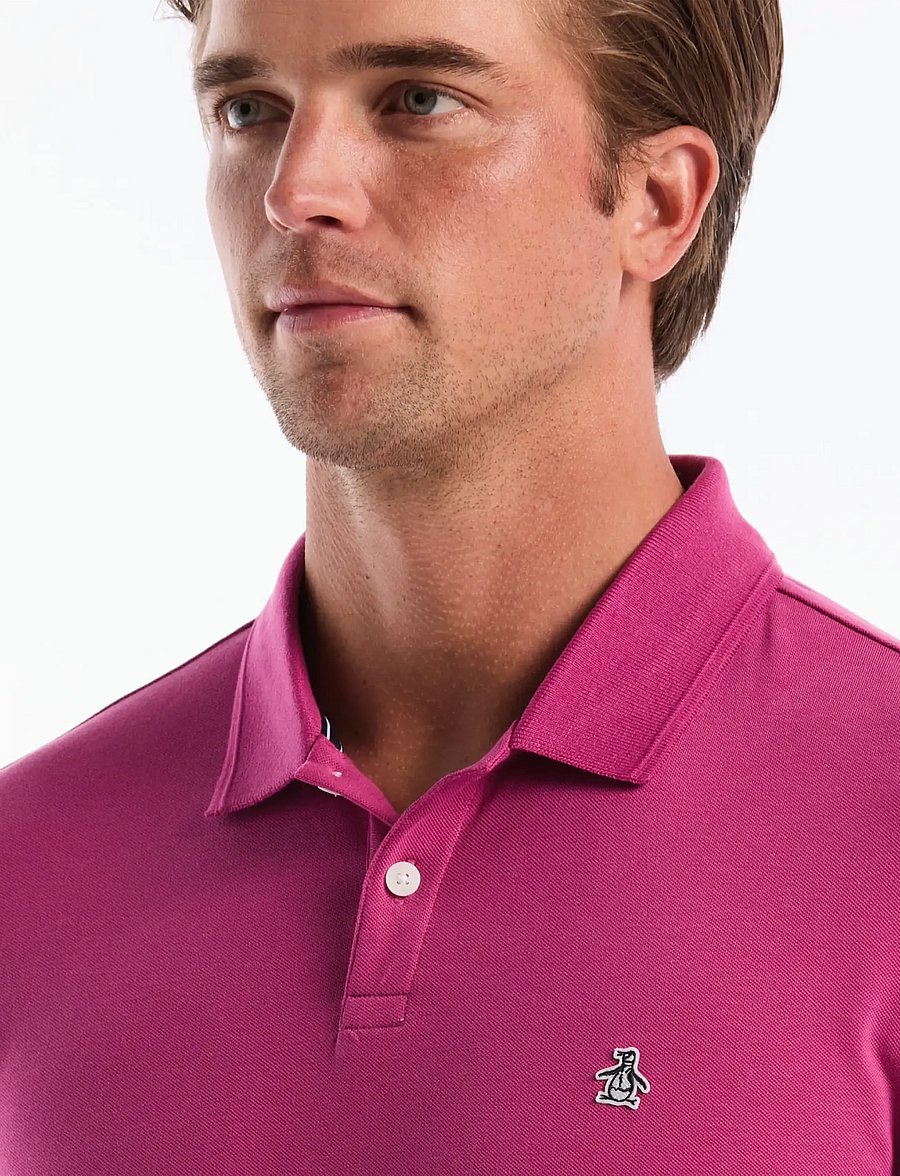 Original Penguin - DADDY TNCL PIQ STICK - kortärmade pikéer - magenta haze - 3