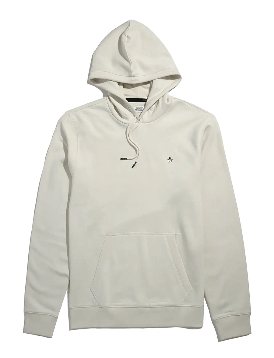 Original Penguin - ORG FLC HOODIE STICK JUMPER - hoodies - birch - 1