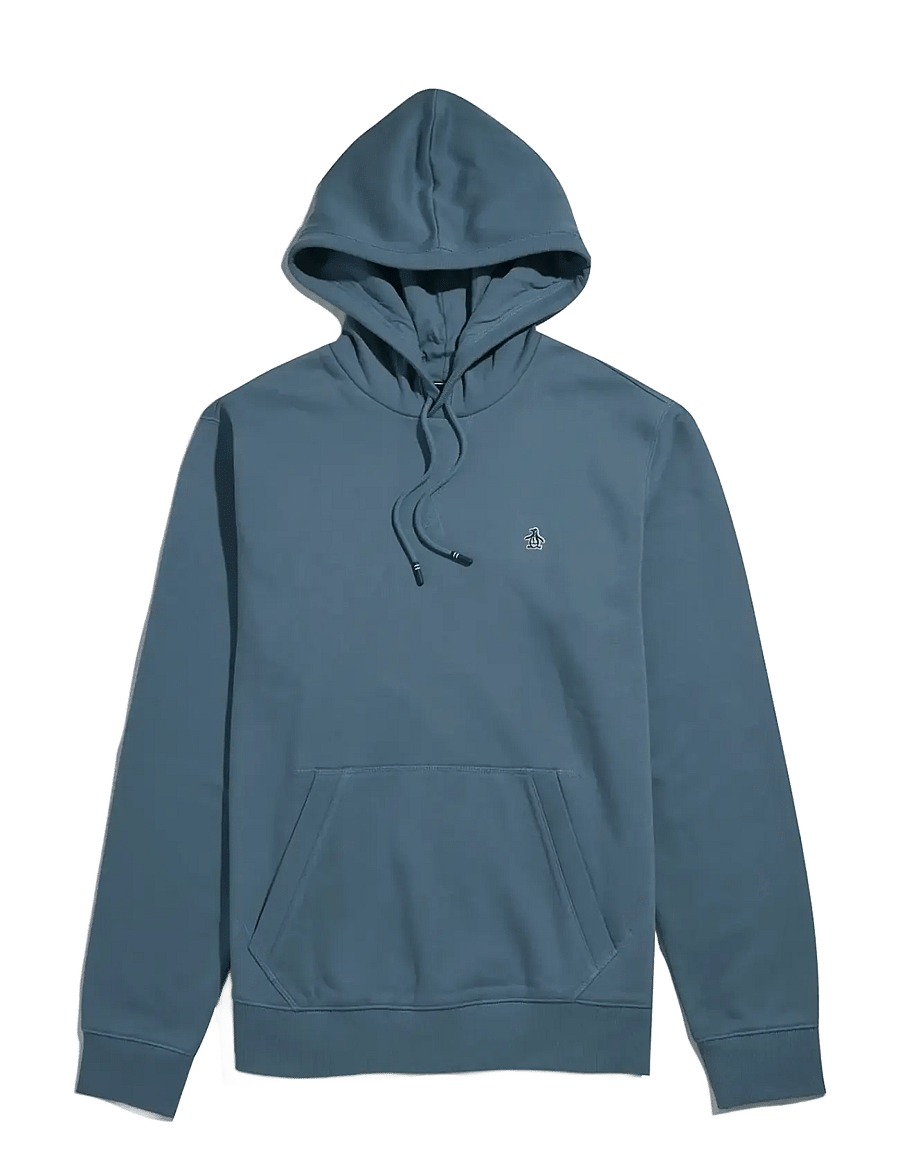 Original Penguin - ORG FLC HOODIE STICK JUMPER - kapuzenpullover - copen blue - 1
