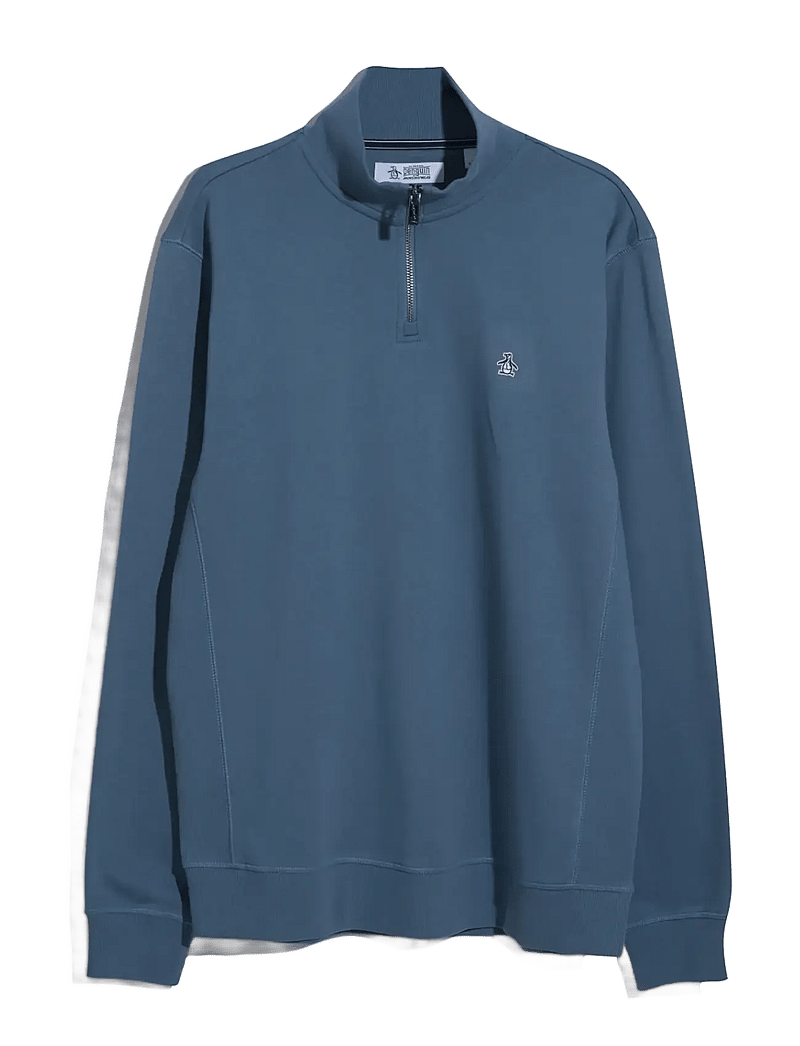 Original Penguin - ORG FLC QRTR ZIP STI - fleece-pullover - copen blue - 1